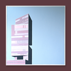 mark dyball painting abstract building 16 view from an olympic village architecture